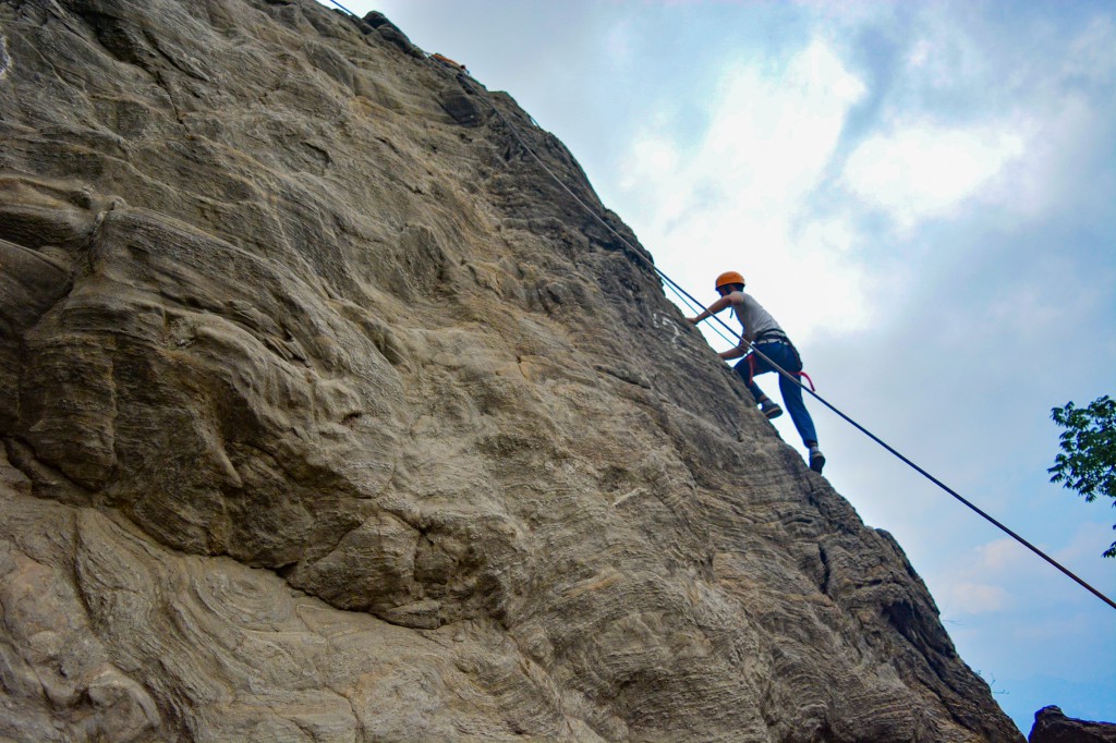 Rock Climbing at Tenzing Rock - Basic Mountaineering Course HMI