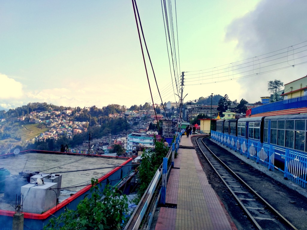 Toy Train Ride with Family in Darjeeling